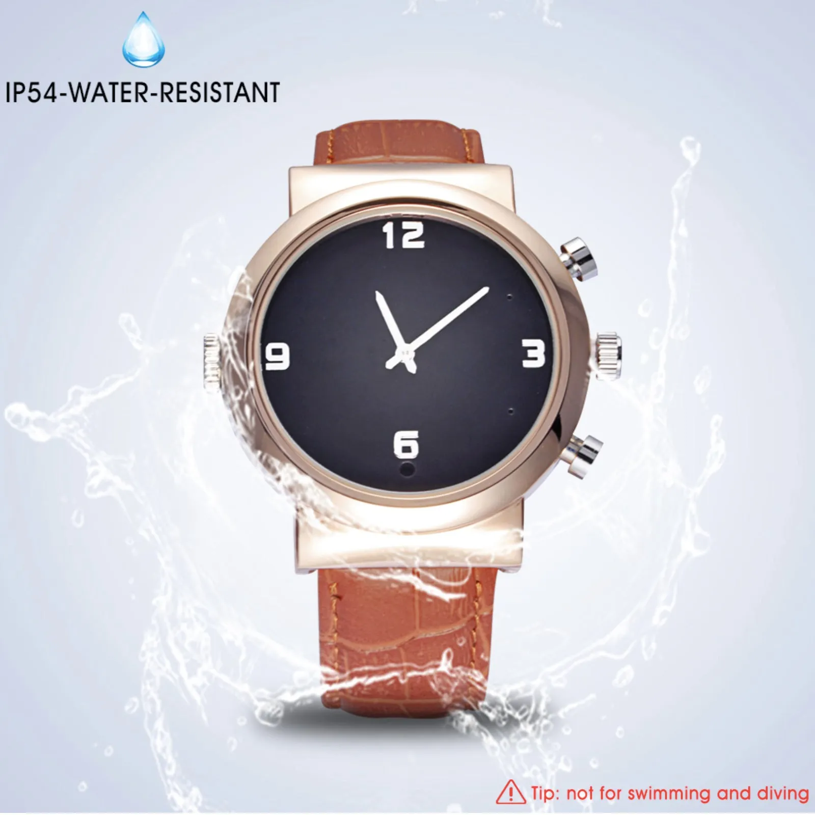 Spy Watch Camera 1080p Full HD Motion Detection Video & Sound Recorder 12MP Photo