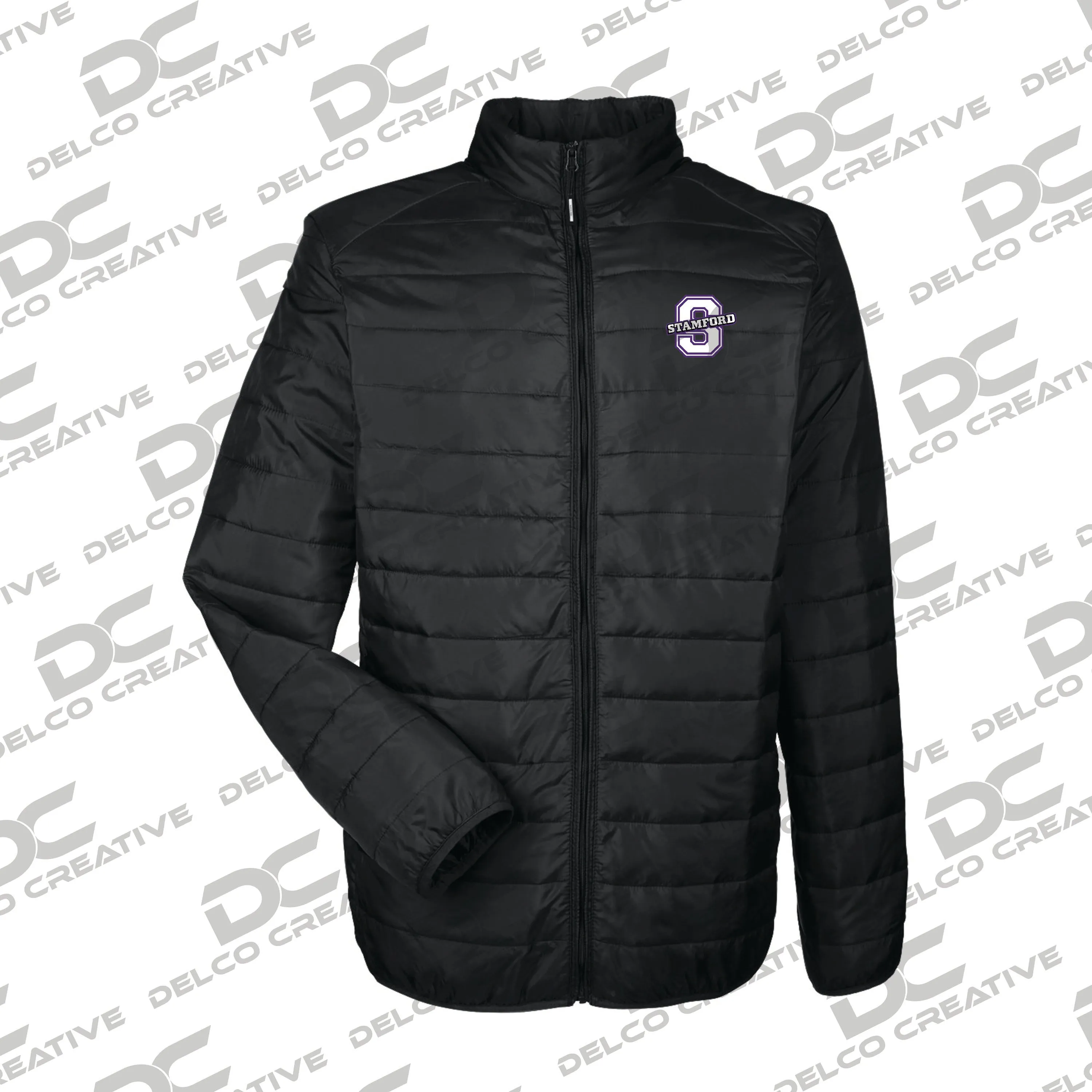 Stamford Embroidered Packable Puffer Jacket