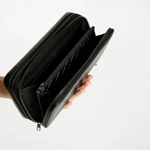 Status Anxiety Home Soon Leather Tech Case - Black