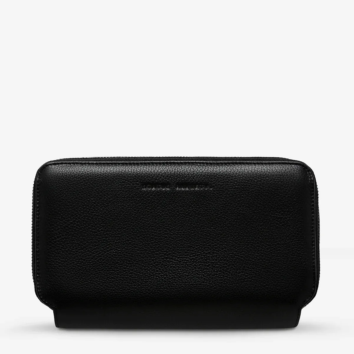 Status Anxiety Home Soon Leather Tech Case - Black