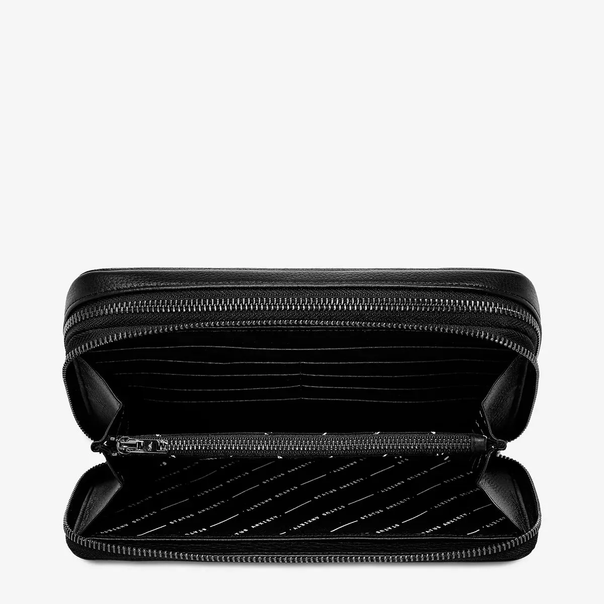 Status Anxiety Home Soon Leather Tech Case - Black