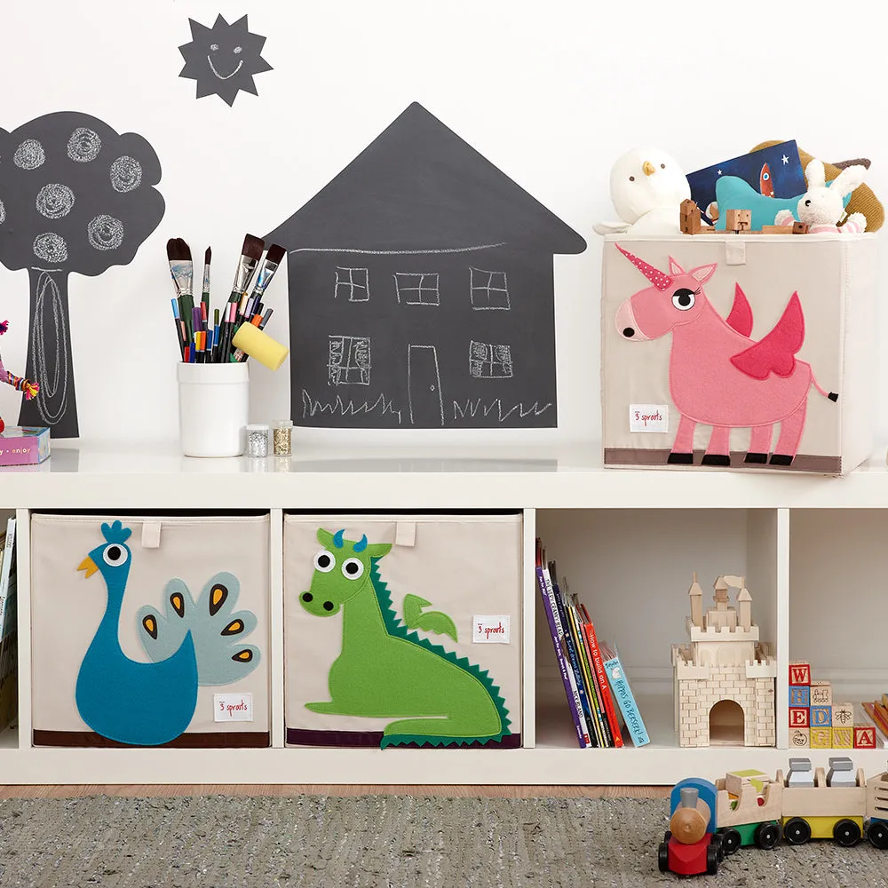 Storage Box Unicorn Pink
