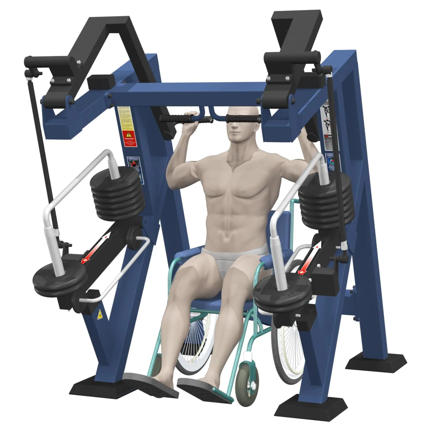 Street Barbell USA WHC Shoulder Press (Outdoor Gym Equipment)