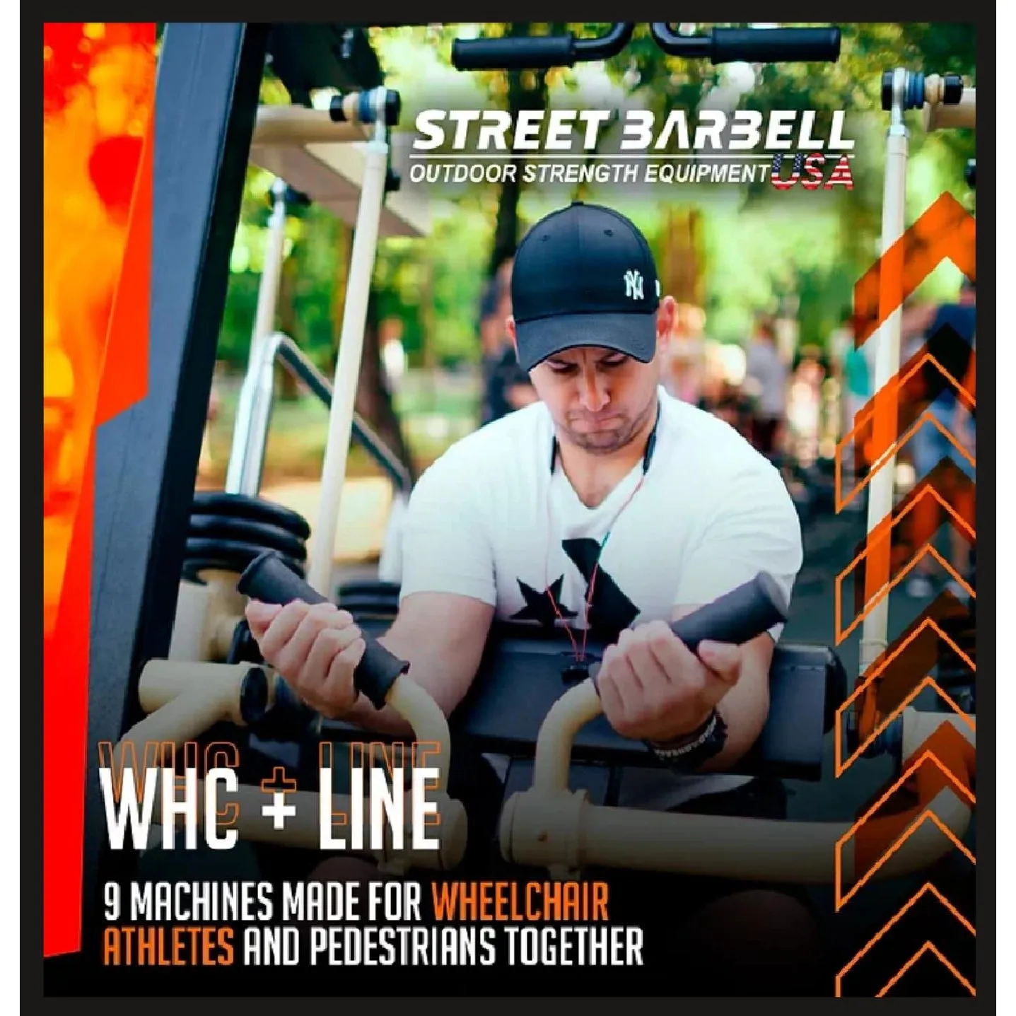 Street Barbell USA WHC Shoulder Press (Outdoor Gym Equipment)