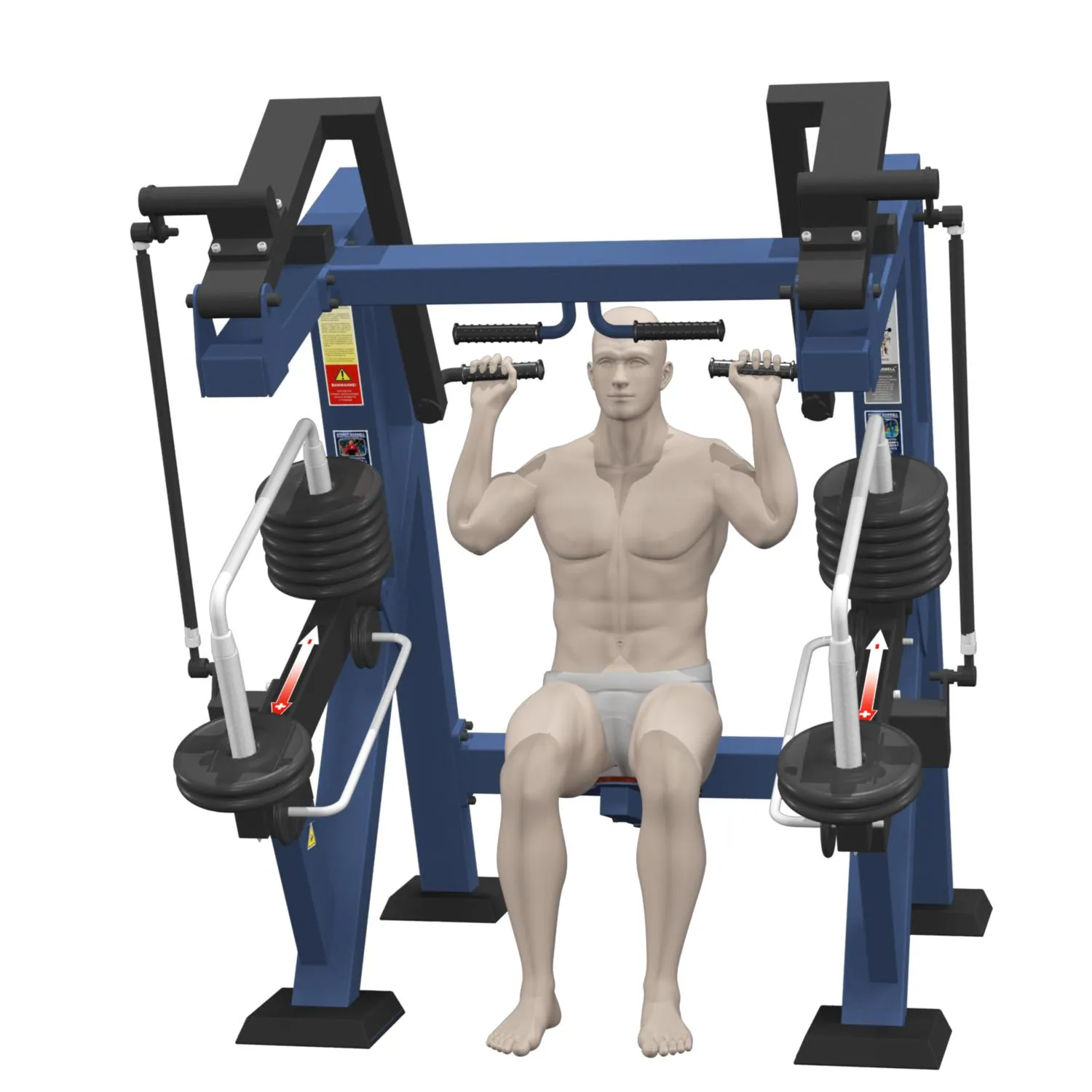 Street Barbell USA WHC Shoulder Press (Outdoor Gym Equipment)