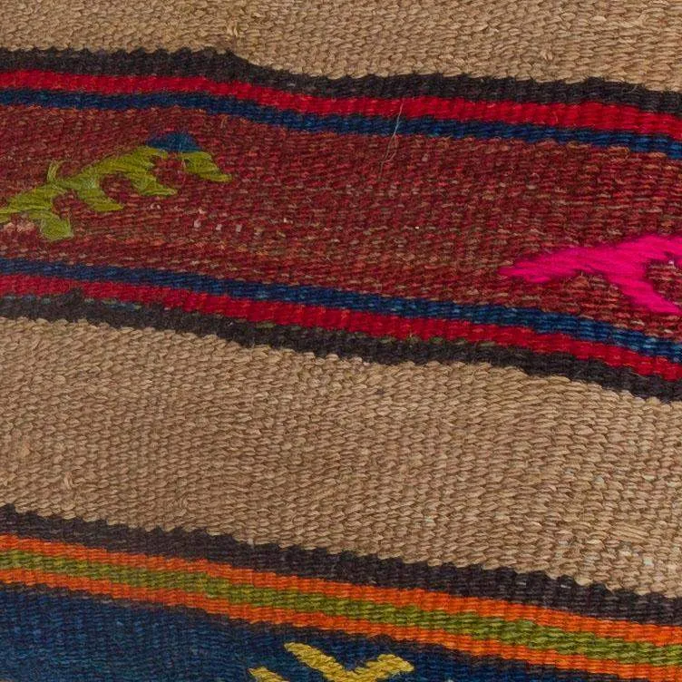 Striped Multiple Color Kilim Pillow Cover 16x16 7091
