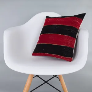 Striped Multiple Color Kilim Pillow Cover 16x16 7248