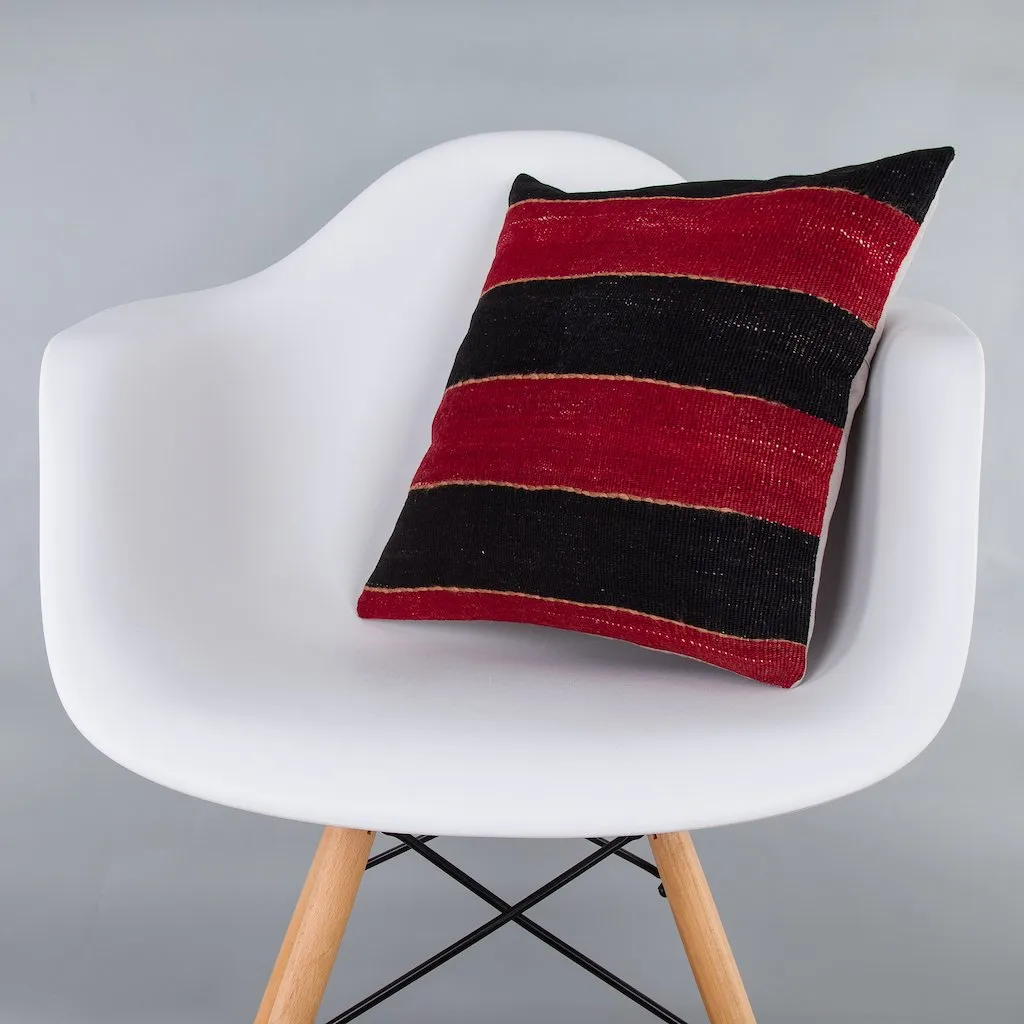 Striped Multiple Color Kilim Pillow Cover 16x16 7248
