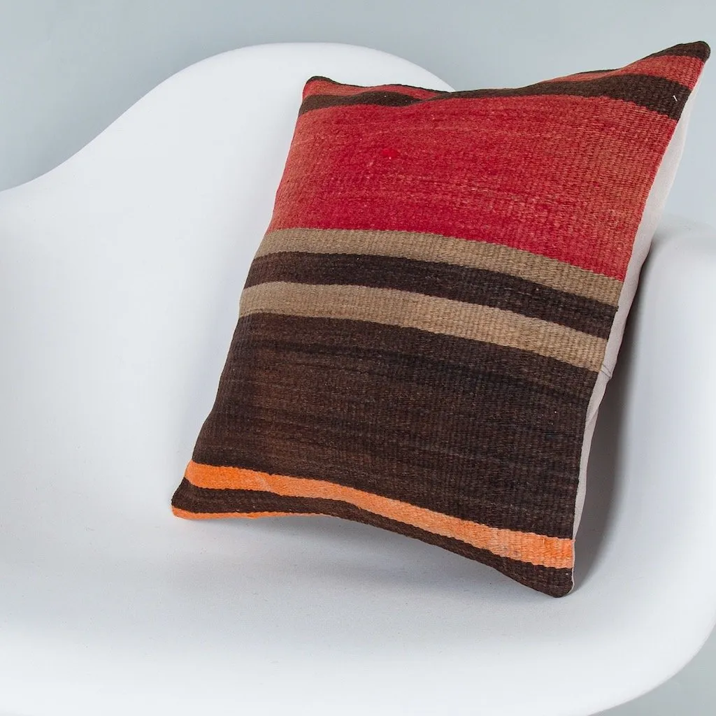Striped Multiple Color Kilim Pillow Cover 16x16 8192