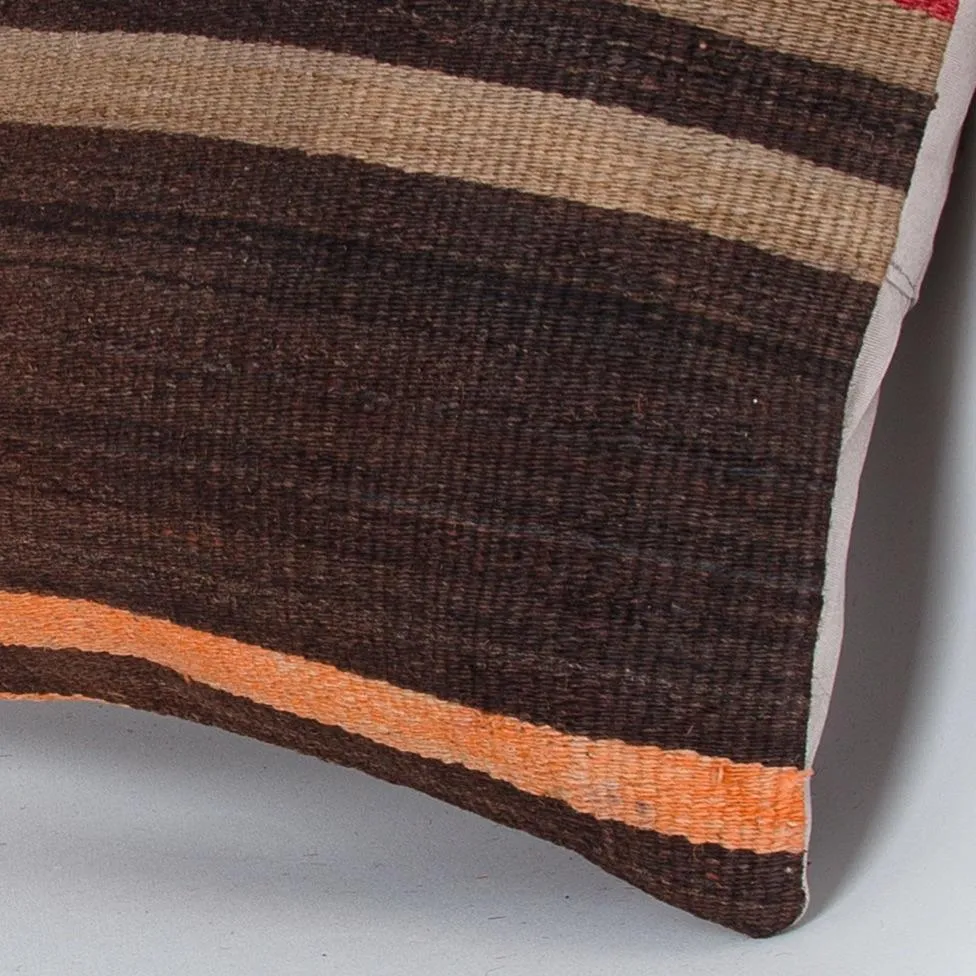 Striped Multiple Color Kilim Pillow Cover 16x16 8192
