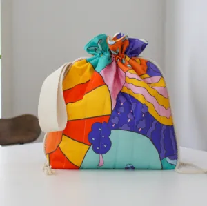 Sunburst Drawstring Project Bag