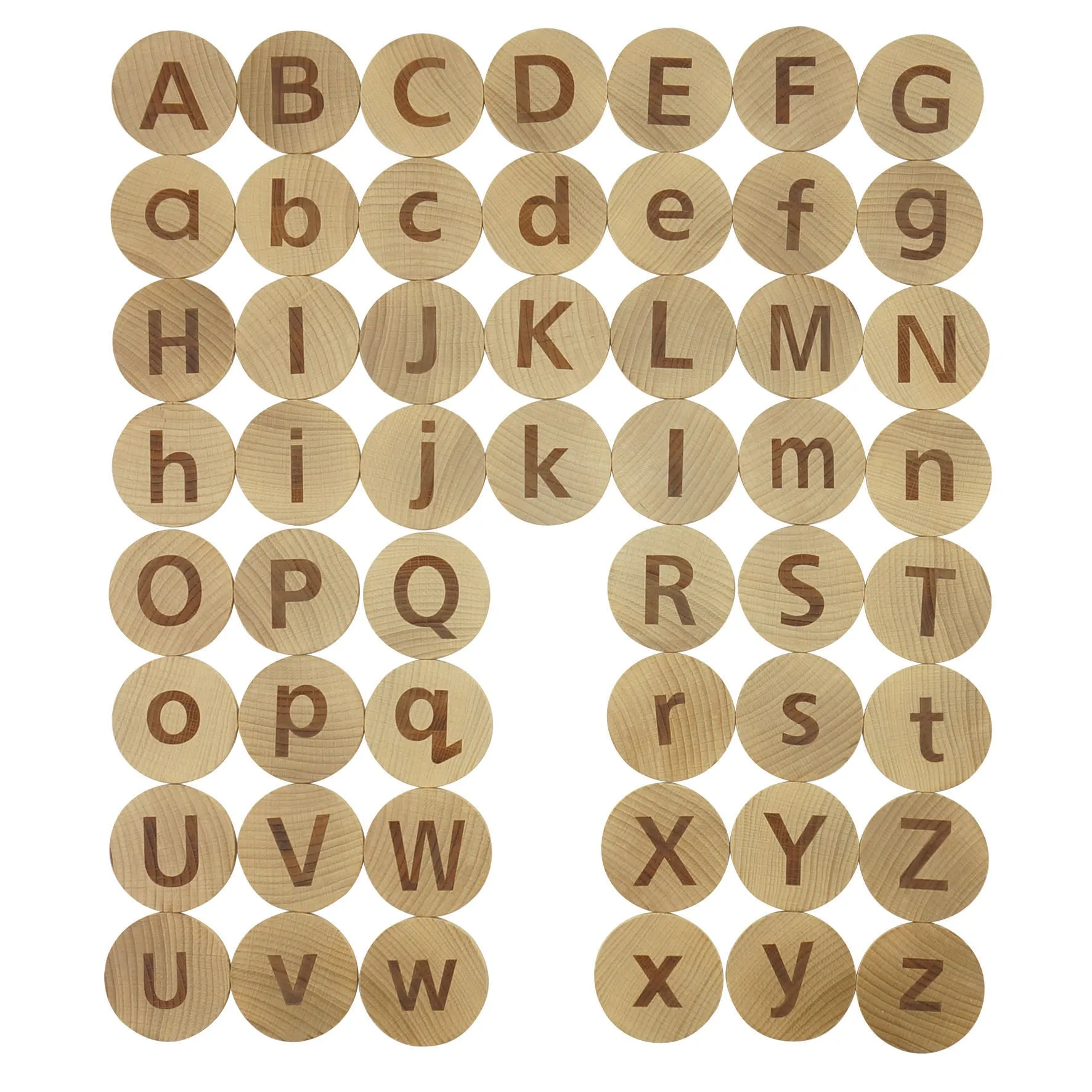 Tactile Wooden Alphabet