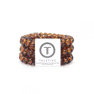 Teleties Hair Tie - Large Band Pack of 3 - Tortoise