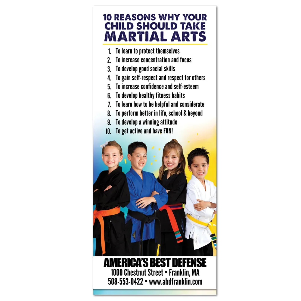 Ten Reasons Pop Up Banner