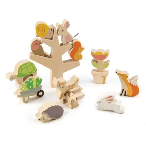 Tender Leaf Toys Stacking Garden Friends