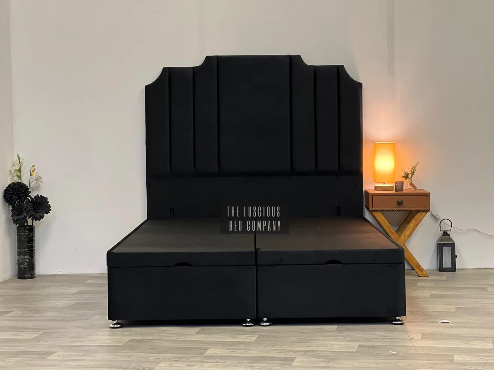 The Crown Ottoman Storage Gas Lift Bed