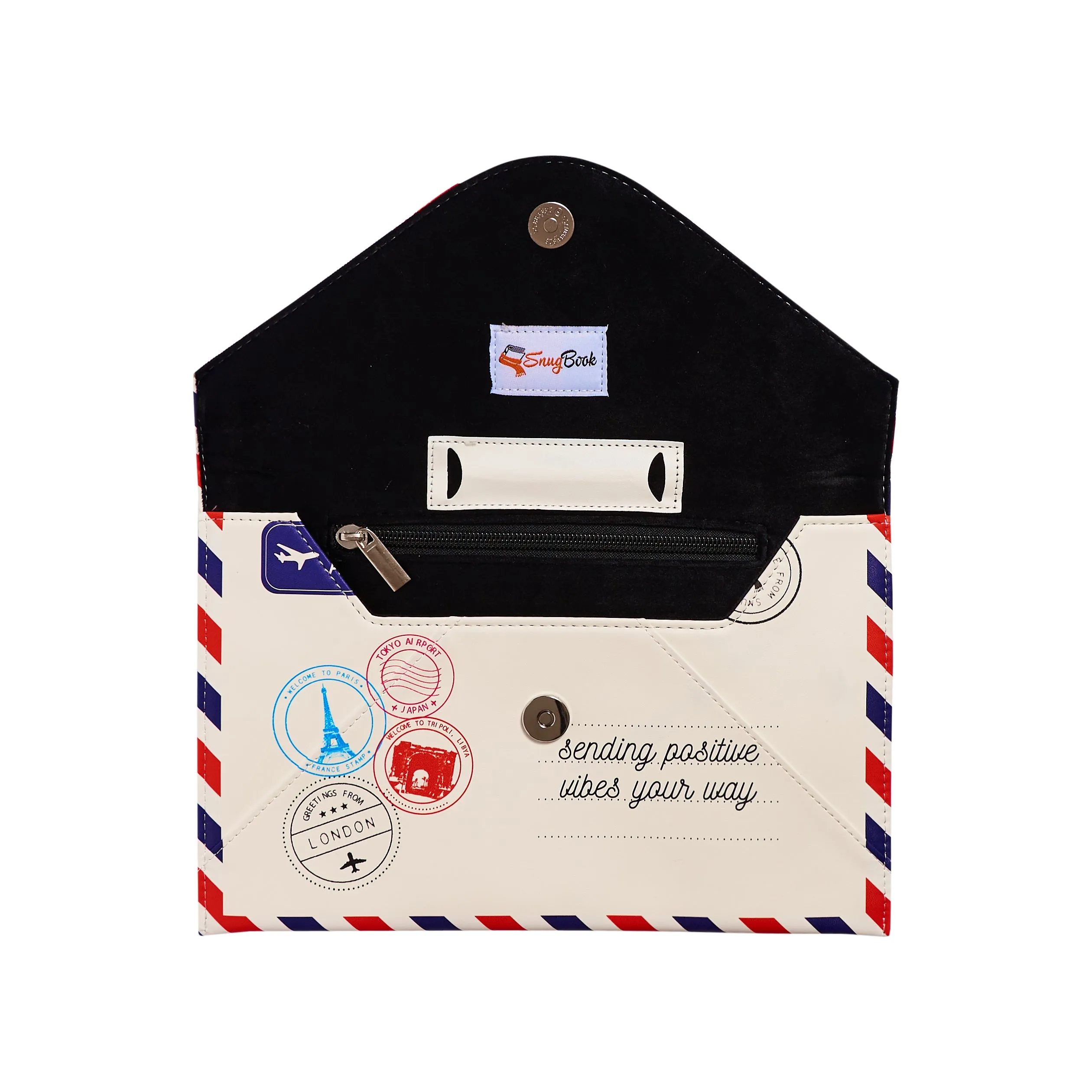 The Traveler - Stain-Resistant Book Envelope E-reader Protection Snugbook