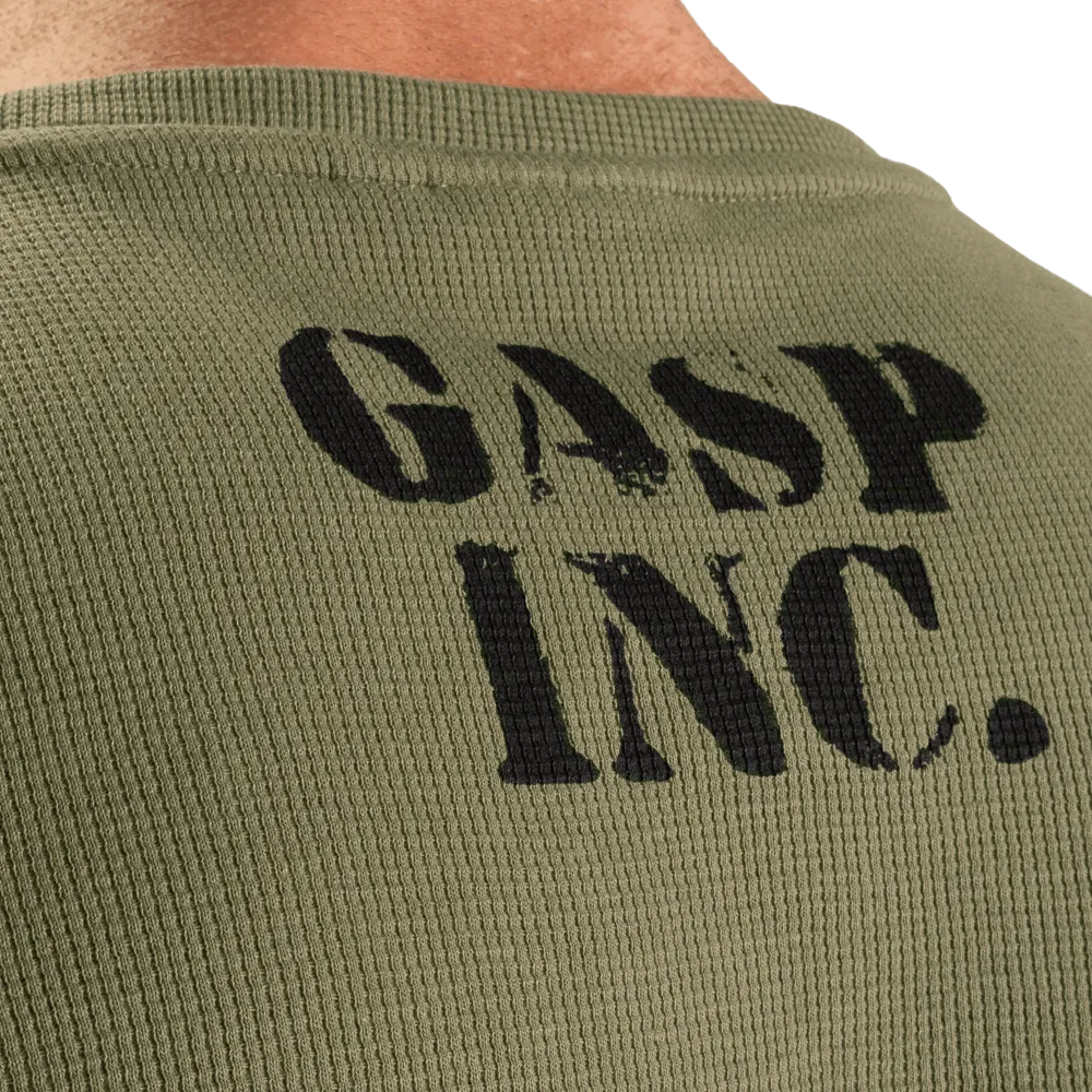 Thermal Gym Sweater - Washed Green
