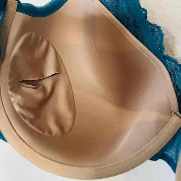 Thirdlove Size 38F Lace Contour Plunge  Bra Adjustable Strap Lightly Padded Wire