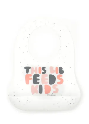 This Bib Feeds Kids- Pink