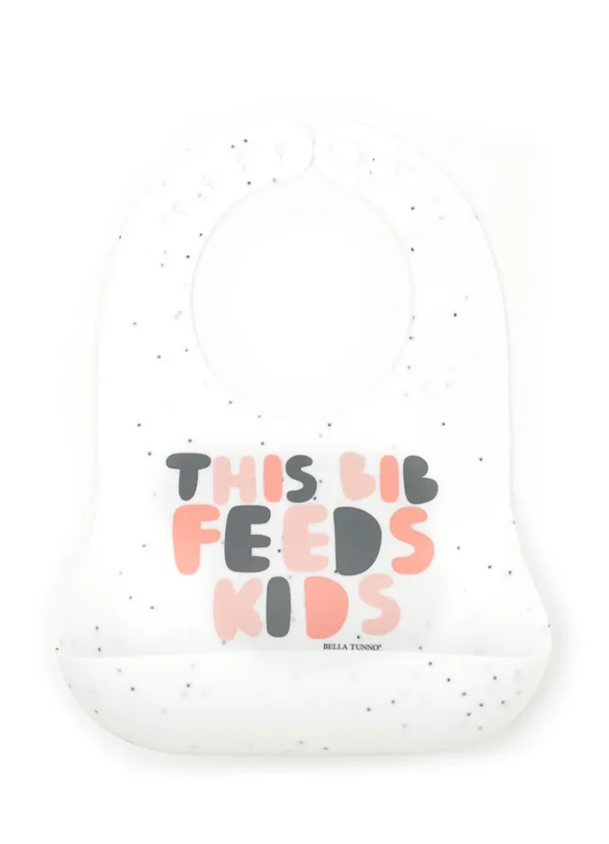 This Bib Feeds Kids- Pink