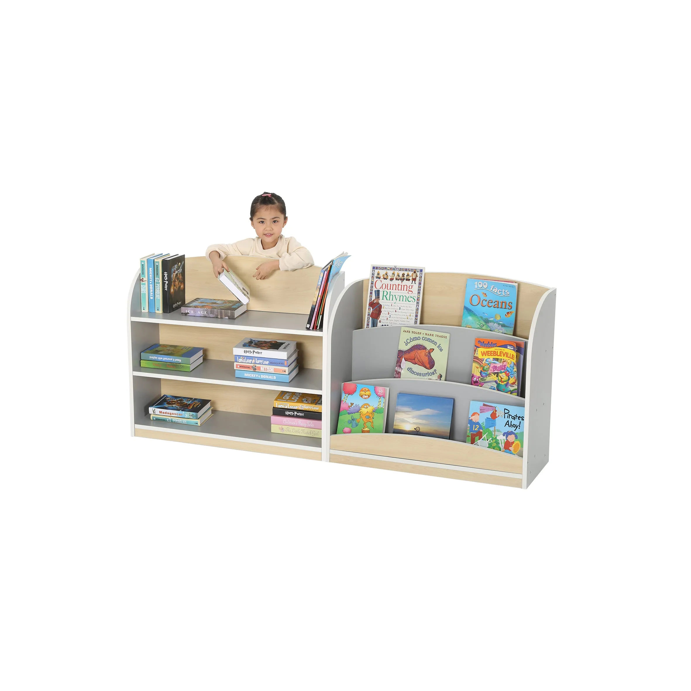 Thrifty Bookcase (Grey)