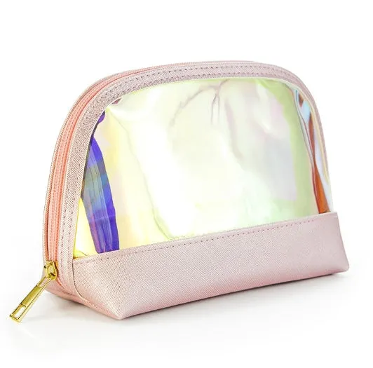 TikTok Fashion Travel Laser Lazy Makeup Bag: High-End Waterproof Transparent Ins-Style Business Trip Toiletry Set C-240524-6