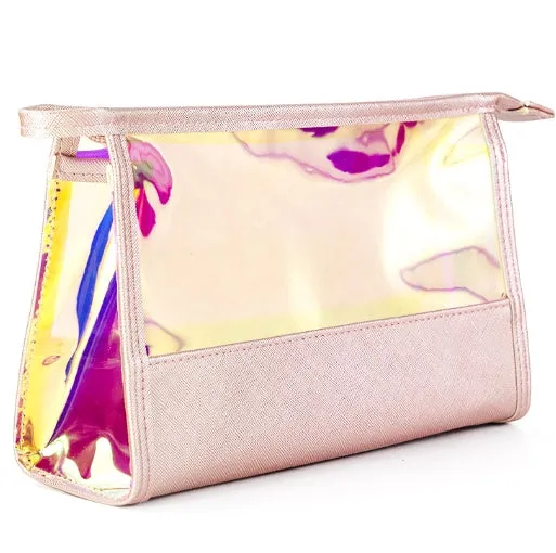TikTok Fashion Travel Laser Lazy Makeup Bag: High-End Waterproof Transparent Ins-Style Business Trip Toiletry Set C-240524-6