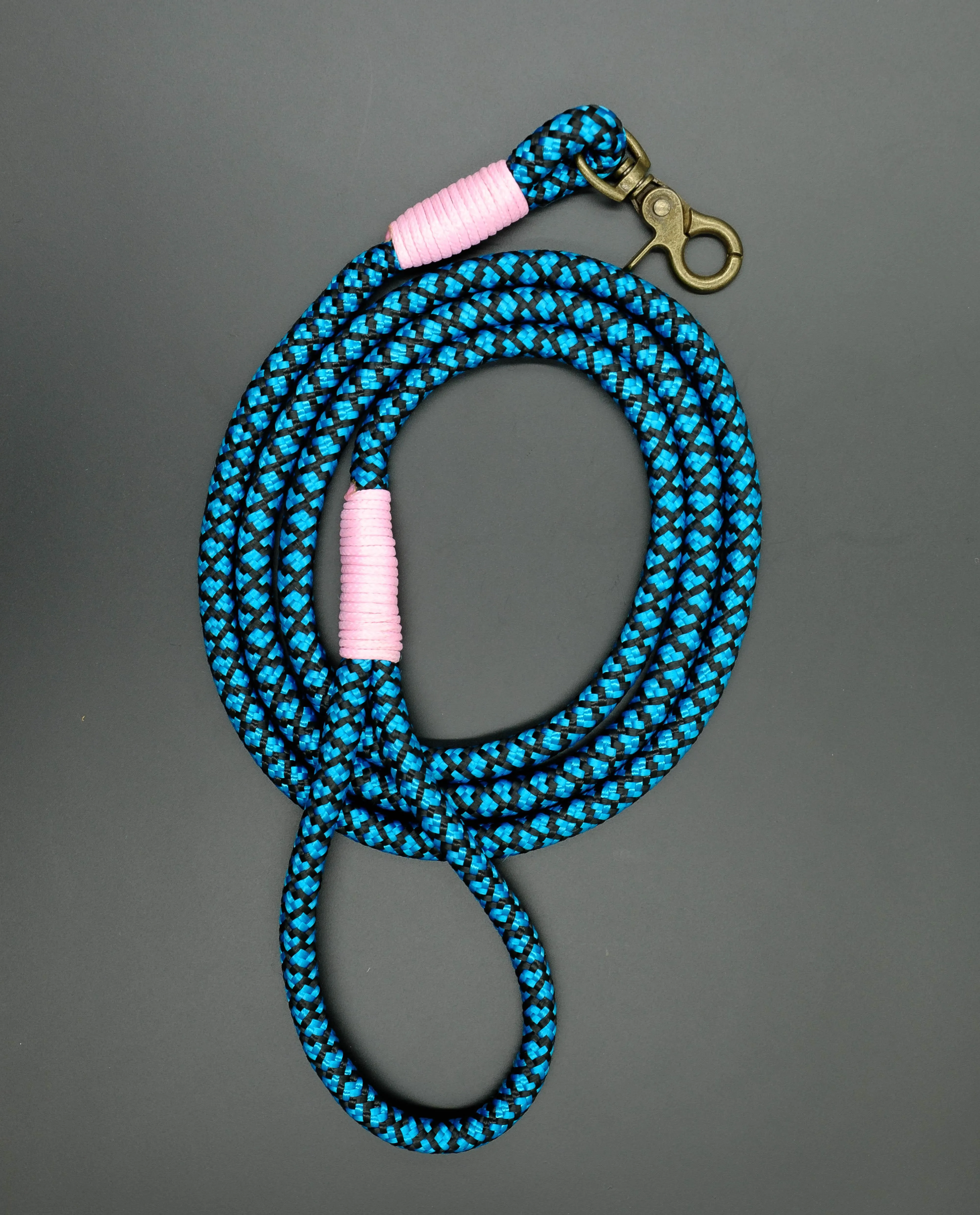 Tiled  Petrol/Black Dog Leash