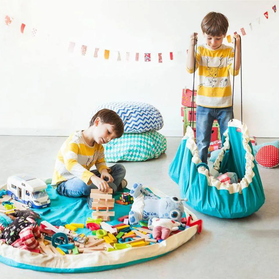 toy bag and playmat