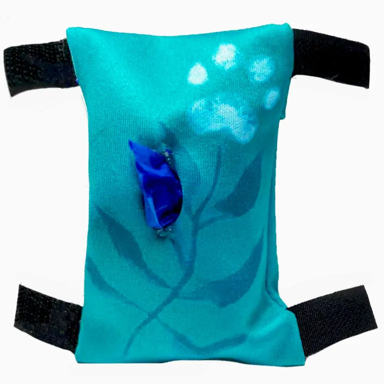 Turquoise Waste Roll Dispenser