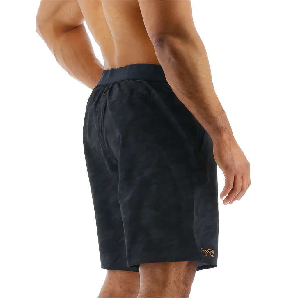 TYR Hydrosphere™ Men's Lined 7" Unbroken Shorts - Blackout Camo