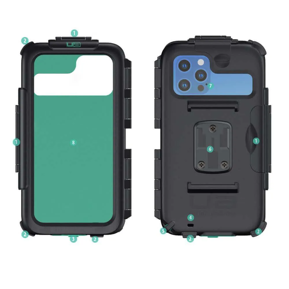 UltimateAddons XL Universal Phone Motorcycle Tough Case