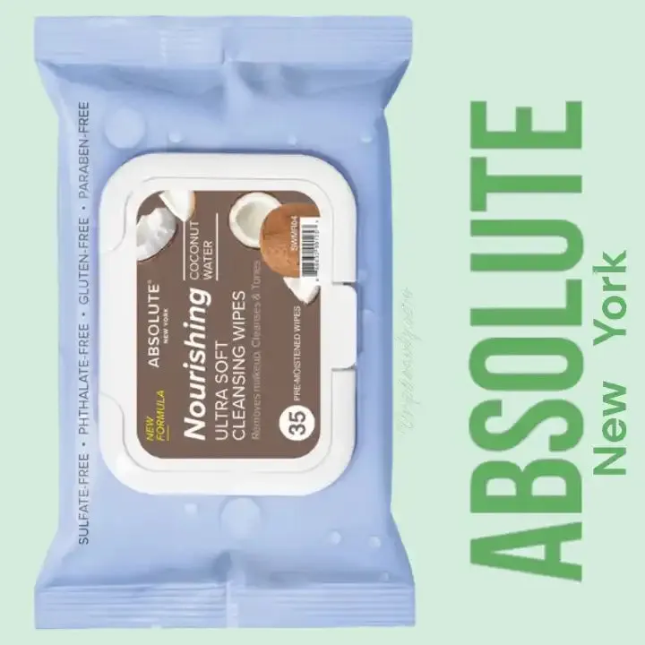 Ultra Soft Cleansing Wipes Coconut Water-35 wipes