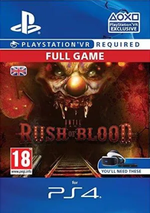 Until Dawn: Rush of Blood (PS4/PS VR Game)
