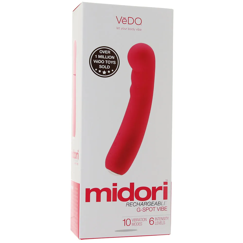 Vedo Midori Rechargeable G-Spot Vibe Pink