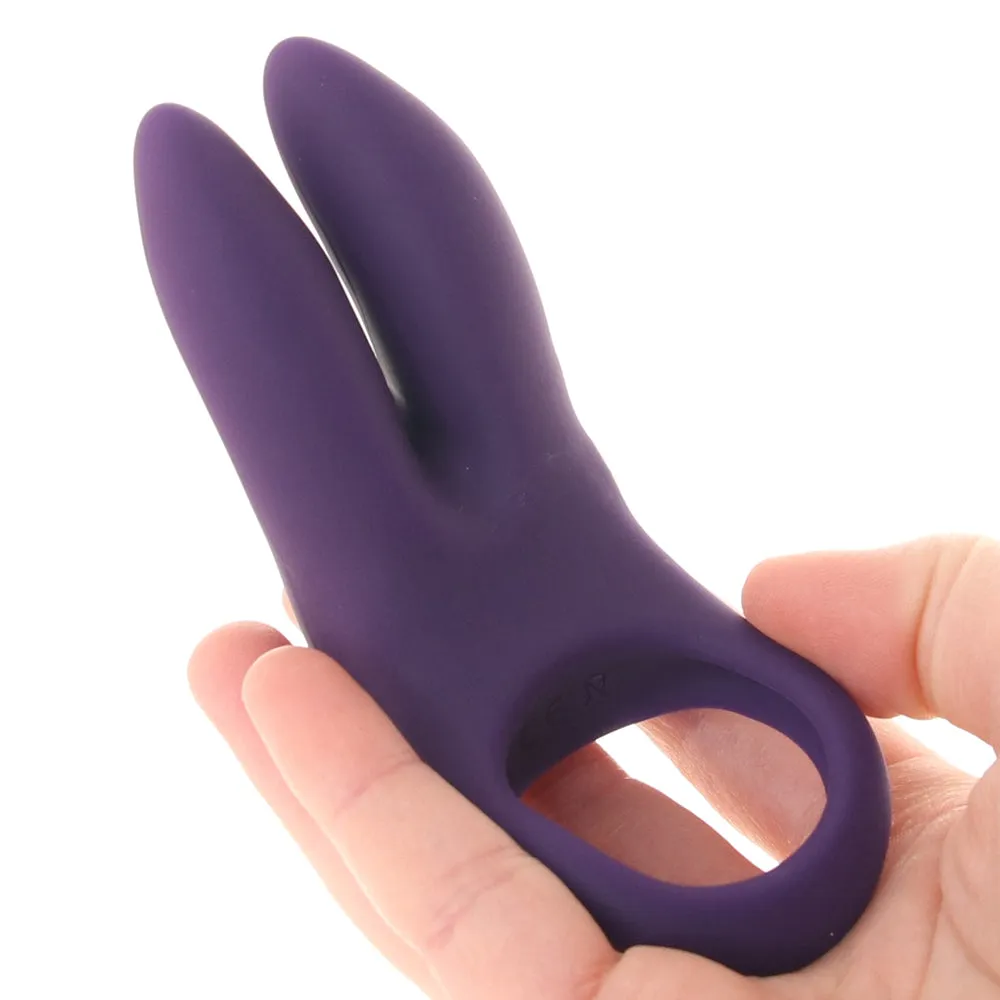 Vedo Sexy Bunny Rechargeable Vibrating C-Ring Deep Purple