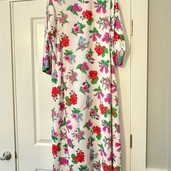 VTG Peck and Peck Robe Floral Zippered