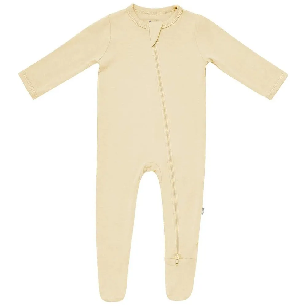 Wheat Zippered Footie
