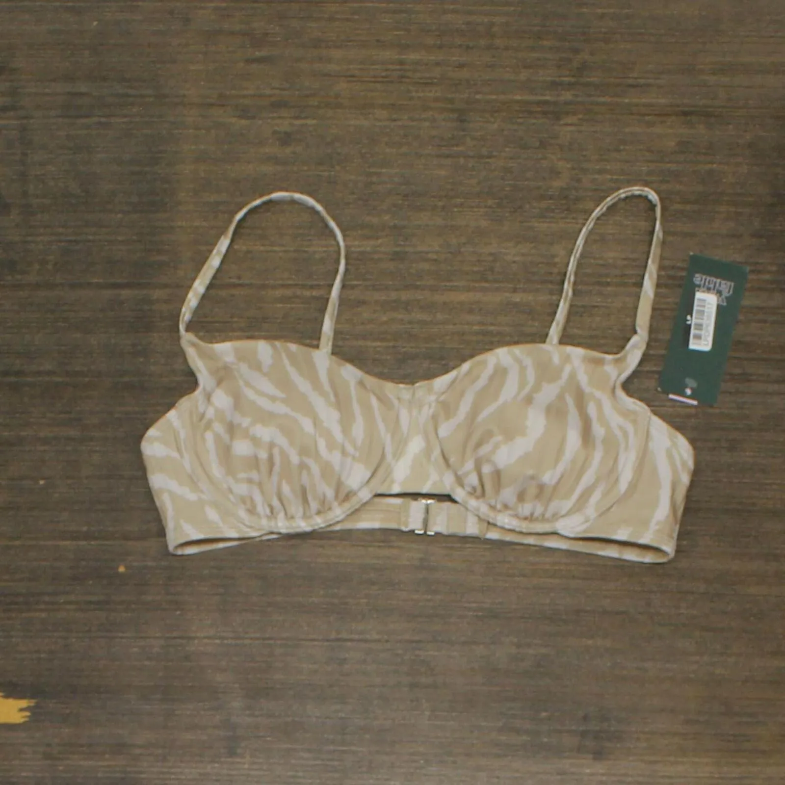 Wild Fable Womens Ribbed Underwire Bralette Bikini Top PID-X272XG