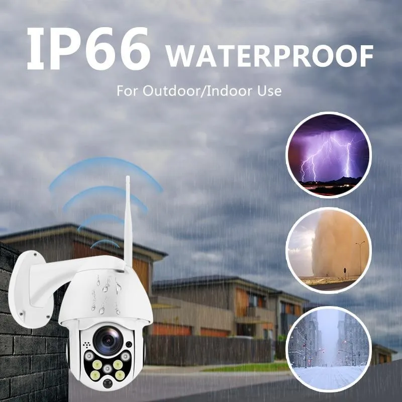 Wireless Outdoor IP Security Camera with Night Vision