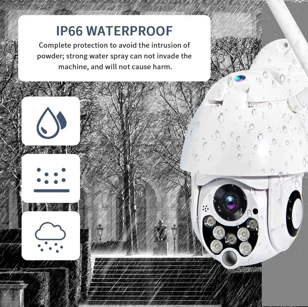 Wireless Outdoor IP Security Camera with Night Vision