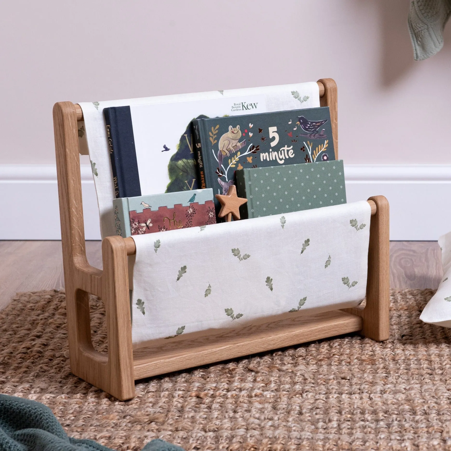 Woodland Leaf Book Hammock Linen Wrap