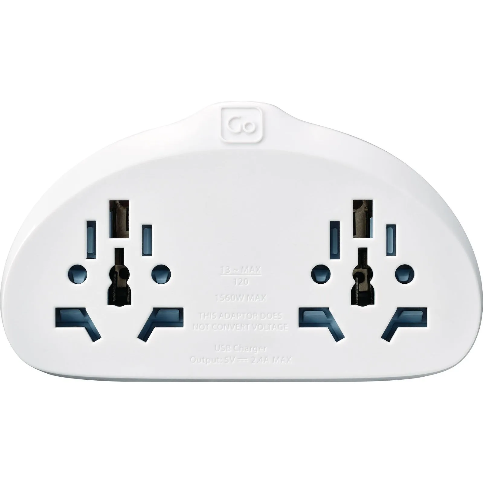 World to USA Adapter Duo   USB