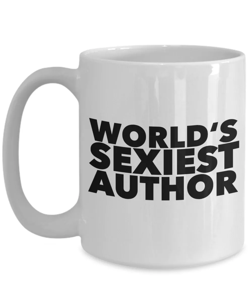 World's Sexiest Author Mug Gift Ceramic Coffee Cup