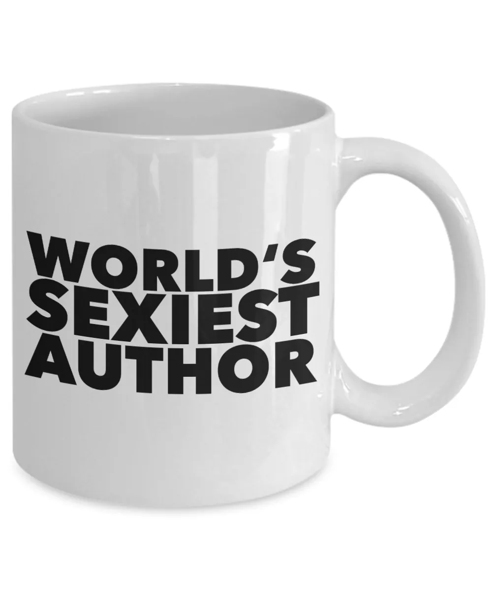 World's Sexiest Author Mug Gift Ceramic Coffee Cup