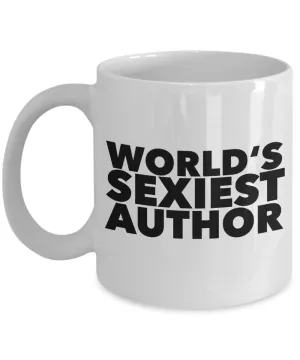 World's Sexiest Author Mug Gift Ceramic Coffee Cup