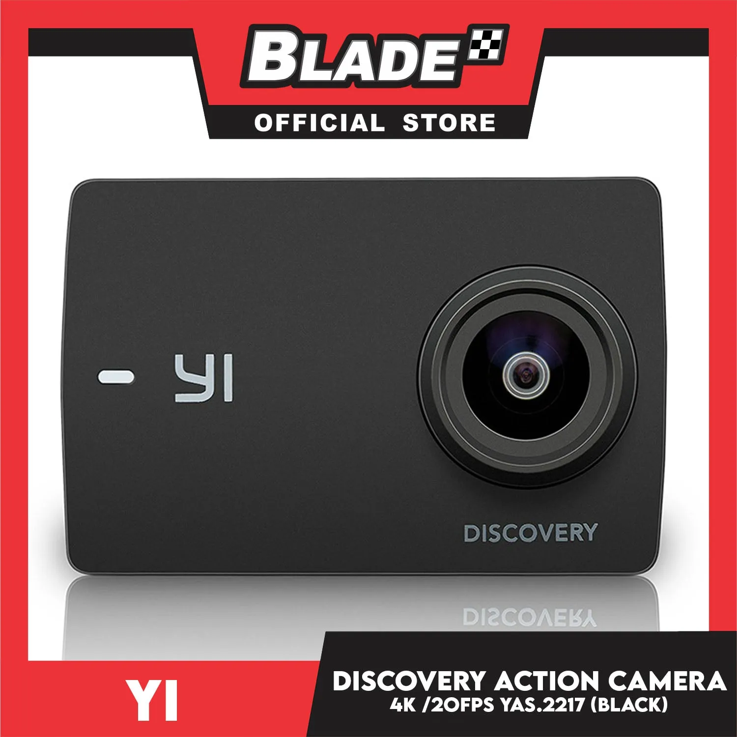 Yi Discovery Action Camera YAS.2217 - Action Cam, Backup Camera & 4k Video to Full HD