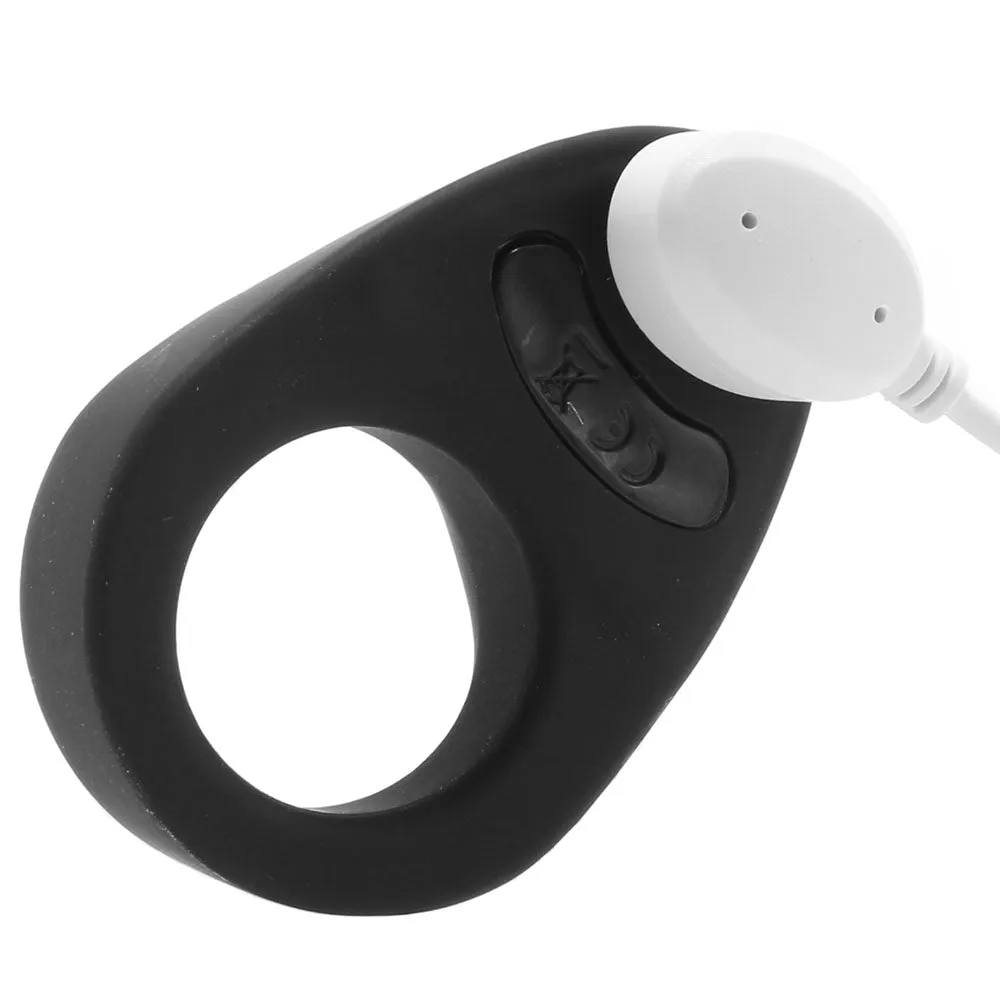 Zero Tolerance Night Rider Rechargeable Vibrating Silicone Cockring Black