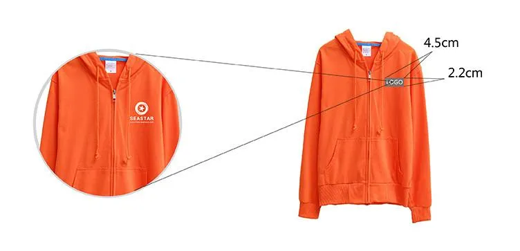 Zippered Long-Sleeved Terry Cloth Jacket With Hood